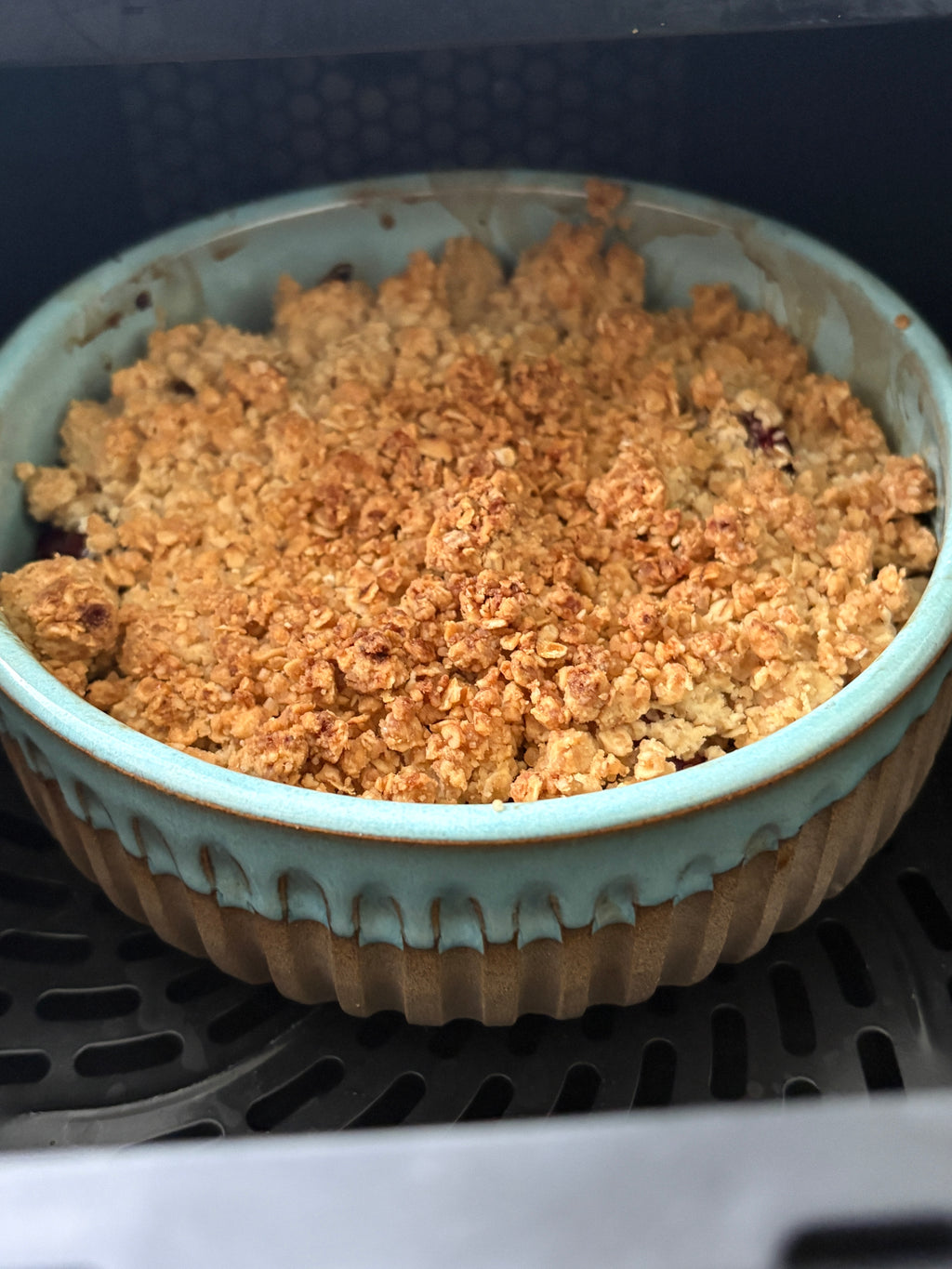 Handgemachte Keramik Backform – Airfryer Muffinform ofenfest, Steinzeug, Unikat | Blue Sea